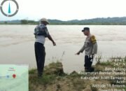 Polsek Tamiang Hulu Pantau Debit Sungai Tamiang, Air Turun 50 Sentimeter