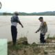 Polsek Tamiang Hulu Pantau Debit Sungai Tamiang, Air Turun 50 Sentimeter