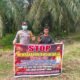 Personil Polsek Tamiang Hulu Berikan Himbauan Larangan Karhutla cegah Kebakaran Hutan dan Lahan