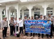 Jelang Hari Lalu Lintas Bhayangkara ke-71, Satlantas Polres Aceh Tamiang Anjangsana Purnawirawan Polri