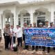 Jelang Hari Lalu Lintas Bhayangkara ke-71, Satlantas Polres Aceh Tamiang Anjangsana Purnawirawan Polri