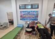 Satlantas Polres Aceh Tamiang Gelar Bakti Kesehatan Jelang Hari Lalu Lintas Bhayangkara ke-71