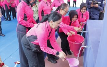 82 Titik Sumur Bor dan Instalasi Air Bersih Bhayangkari Peduli di Aceh Diresmikan