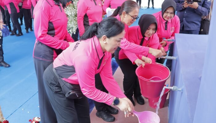 82 Titik Sumur Bor dan Instalasi Air Bersih Bhayangkari Peduli di Aceh Diresmikan