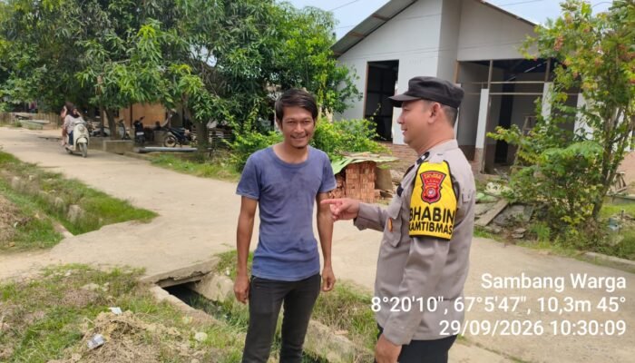 Polsek Rantau Tingkatkan Patroli dan Sambang Warga, Wujudkan Situasi Kamtibmas yang Aman dan Kondusif