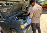 Pastikan Pelayanan Kepada Masyarakat Maksimal, Bag Log Polres Aceh Tamiang Cek Kendaraan Dinas