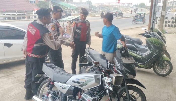 Ciptakan Rasa Aman di Masyarakat, Sat Samapta Polres Aceh Tamiang Tingkatkan Patroli Dialogis