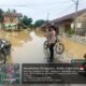 Polsek tenggulun monitoring banjir debit air mulai surut sejumlah akses jalan masih terputus
