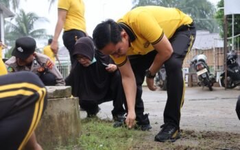 Green Policing Polres Aceh Tamiang: Kapolres Turun Langsung, Jadikan Gotong Royong sebagai Gerakan Nyata Peduli Lingkungan