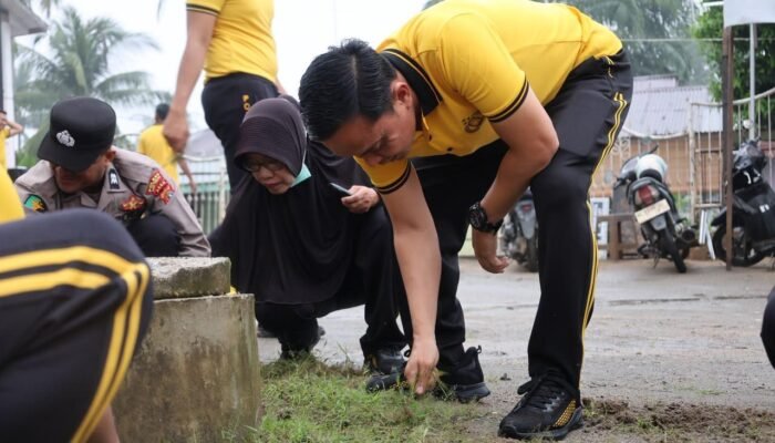Green Policing Polres Aceh Tamiang: Kapolres Turun Langsung, Jadikan Gotong Royong sebagai Gerakan Nyata Peduli Lingkungan