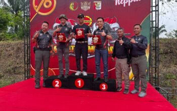 Perkuat Soliditas dan Sinergi Antarsatuan, Kapolres Aceh Tamiang Ikuti Fun Shooting Piala Dansat Brimob Polda Aceh