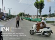 Polres Aceh Tamiang gelar strong point pagi, wujud kan kelancaran lalu lintas dan ke amanan masyarakat