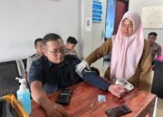 Si humas polres Aceh Tamiang gelar bakti kesehatan donor darah sambut hari jadi ke- 75 humas polres