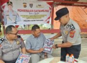 Ajak Masyarakat Jaga Kamtibmas, Sat Binmas Polres Aceh Tamiang Bina Satkamling