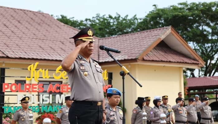 Polres Aceh Tamiang gelar upacara peringatan hari sumpah pemuda ke-98 Tahun 2026