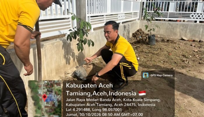 Bukan Sekadar Slogan, Kapolres Robby Ansyari Turun Langsung Pimpin Aksi Green Policing di Aceh Tamiang