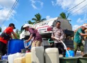 Terjadi Kermarau Panjang, Polres Malang Hadir Bantu Masyarakat